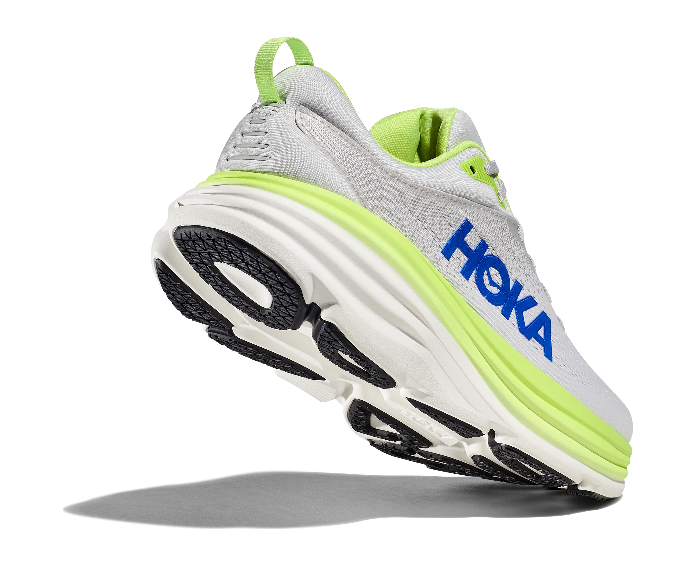 Men's Hoka Bondi 8 Color: Stardust/ Lettuce