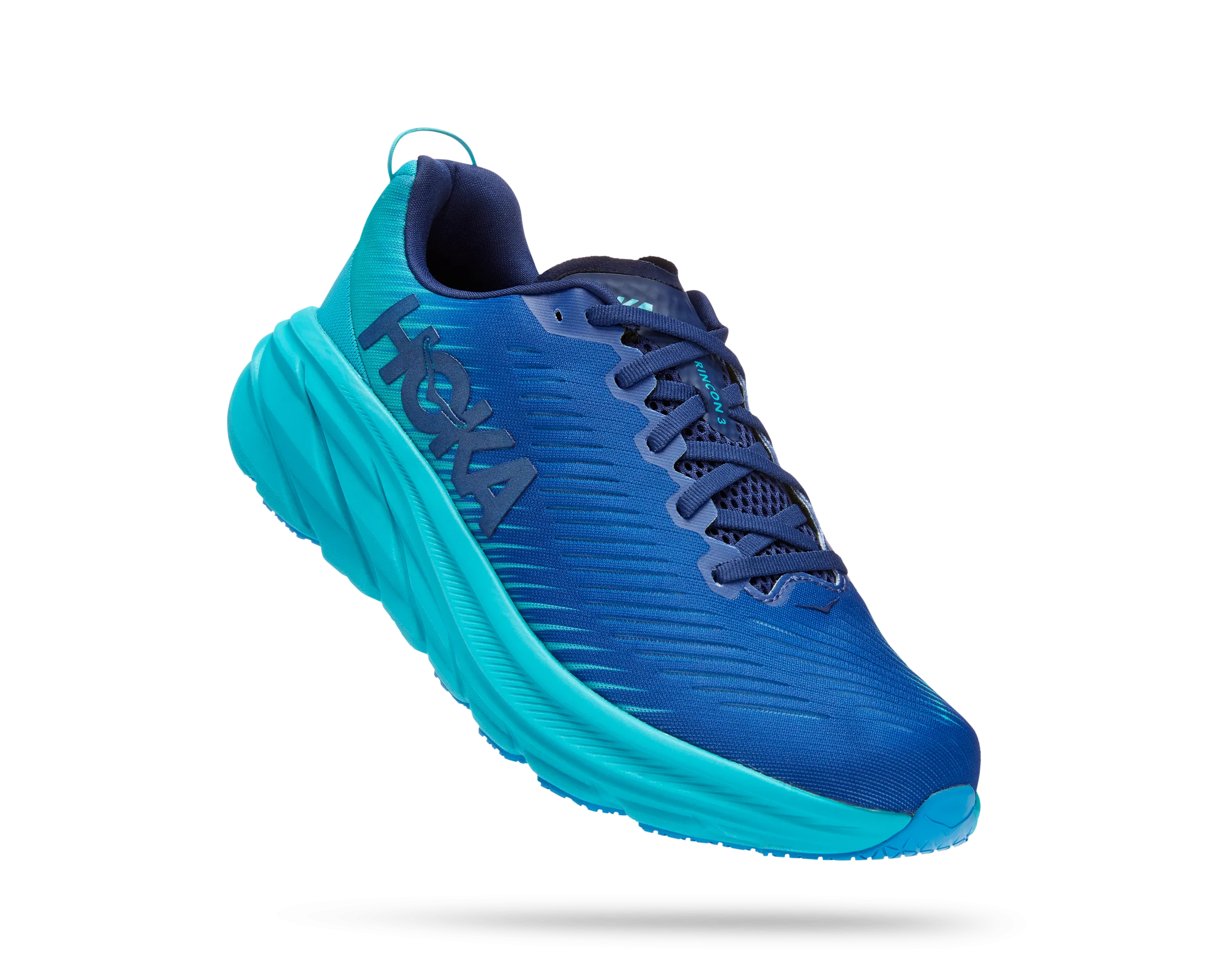 Men's Hoka One One Rincon 3 Color: Bluing/Scuba Blue