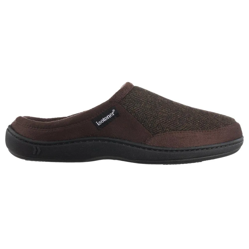 Men’s Logan Microsuede Hoodback Slippers