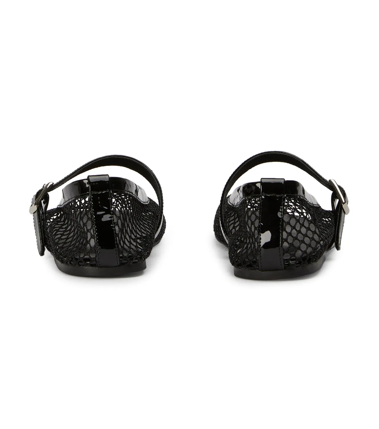 Mia Black Mesh/Patent