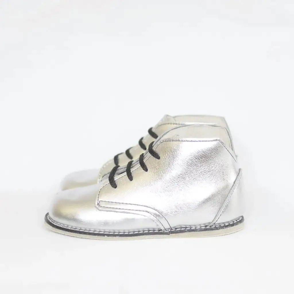 Milo Boot - Silver (leather sole)