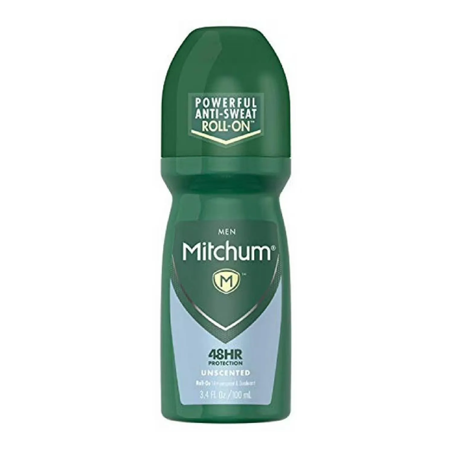 Mitchum Men Antiperspirant & Deodorant Roll-on, Unscented, 3.4oz.- 12 Pack