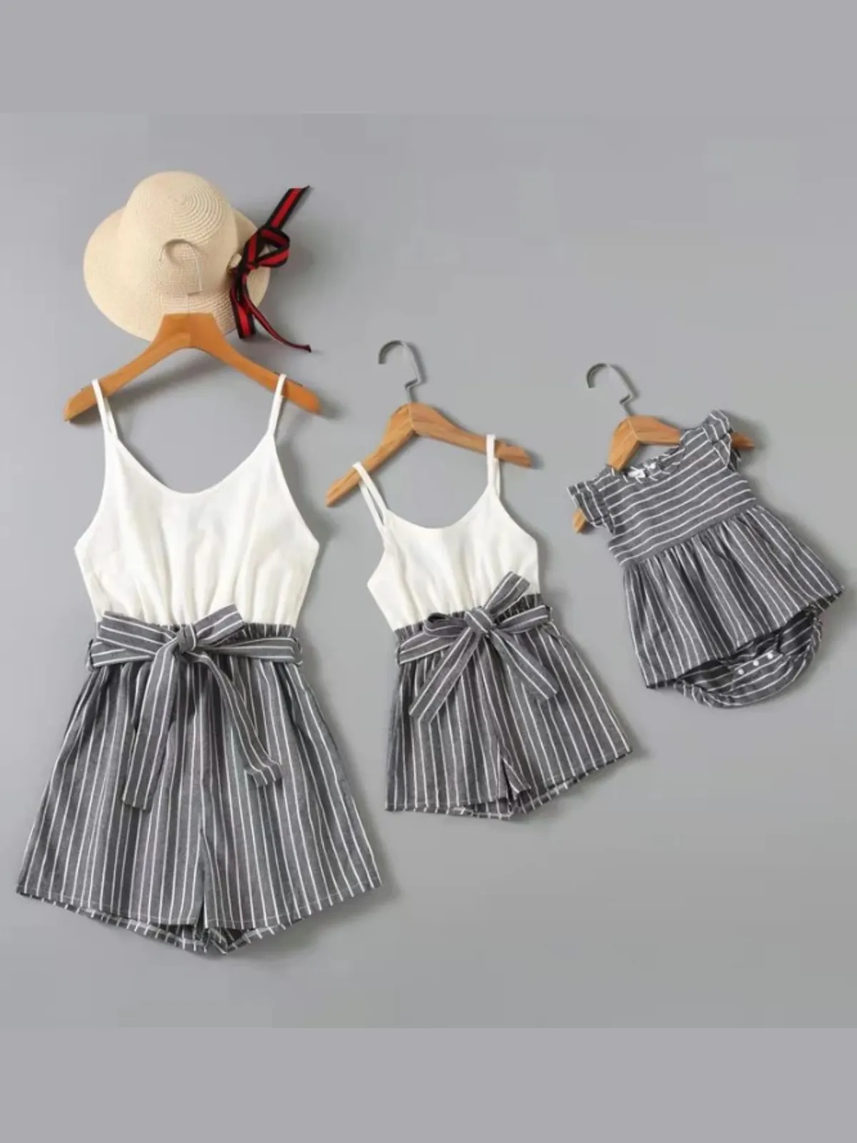 Mommy and Me Chic Stripes Romper