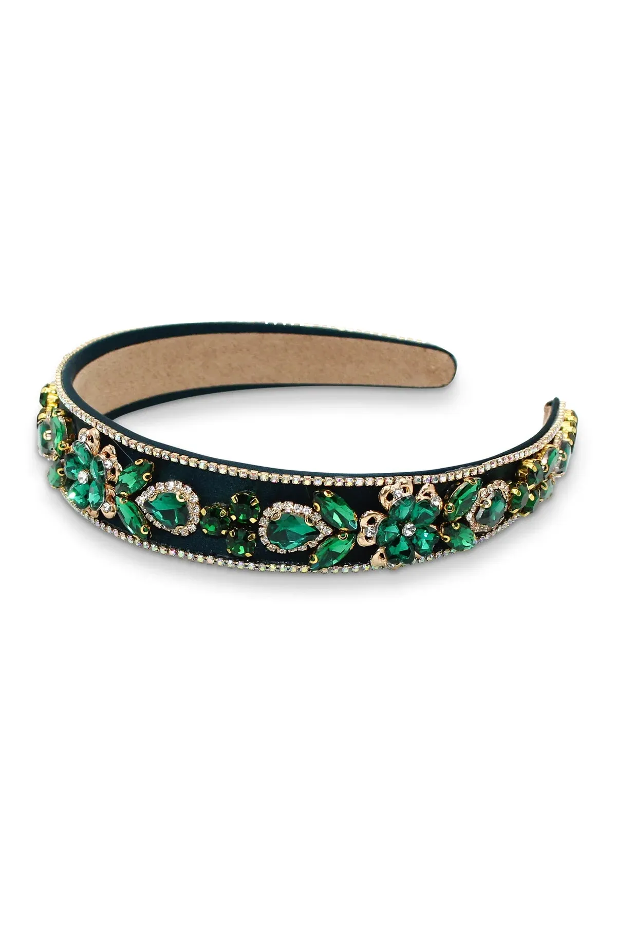 Morgan & Taylor Ariadne Headband - Emerald Green