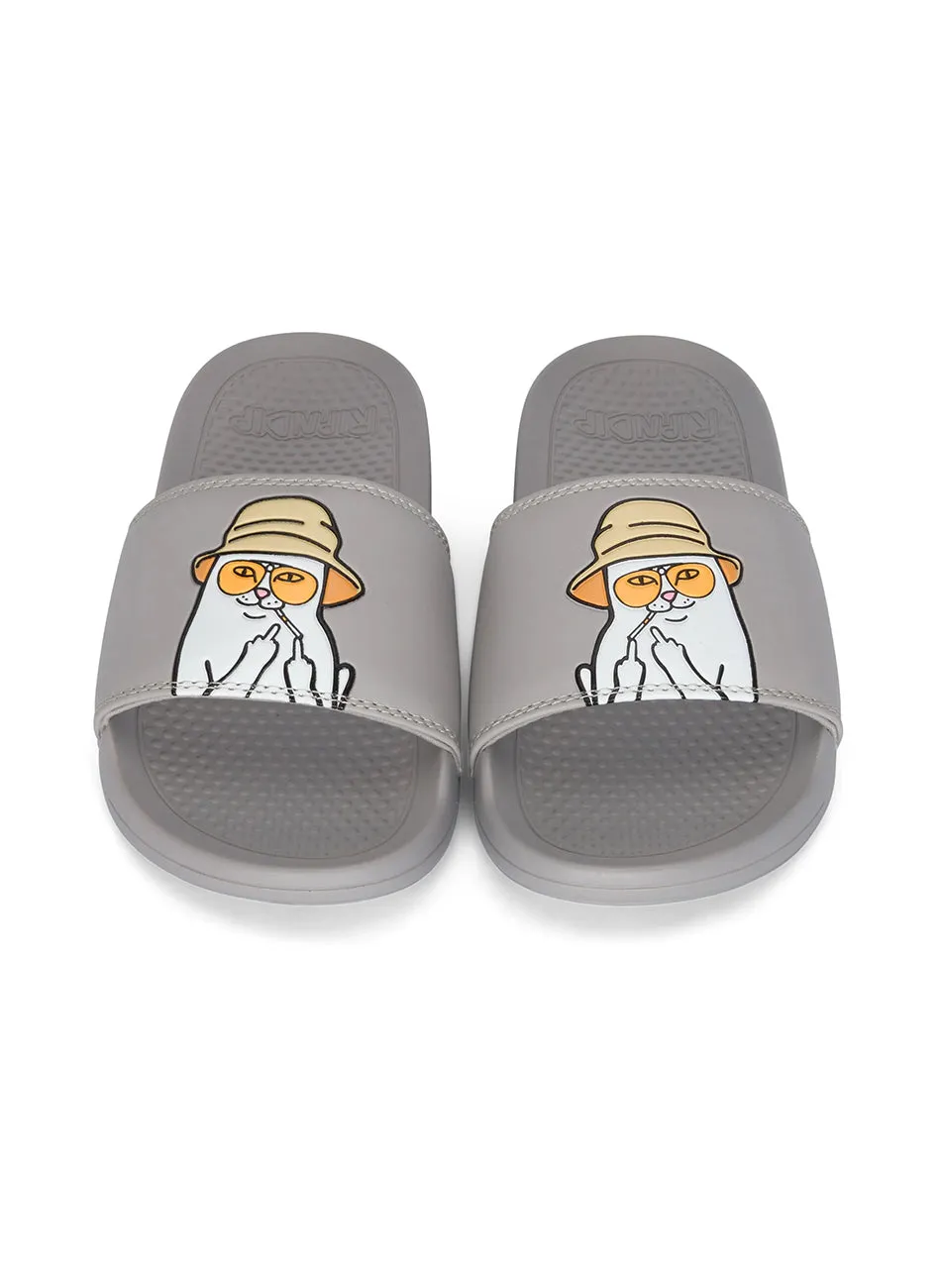 Nermal S Thompson Comfort Slides - Grey