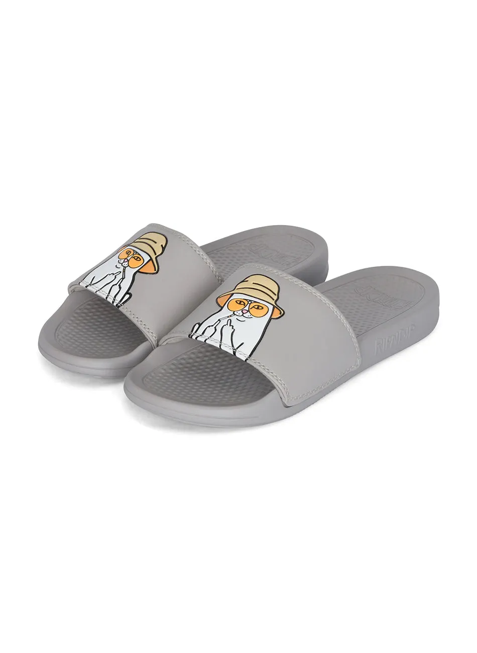 Nermal S Thompson Comfort Slides - Grey