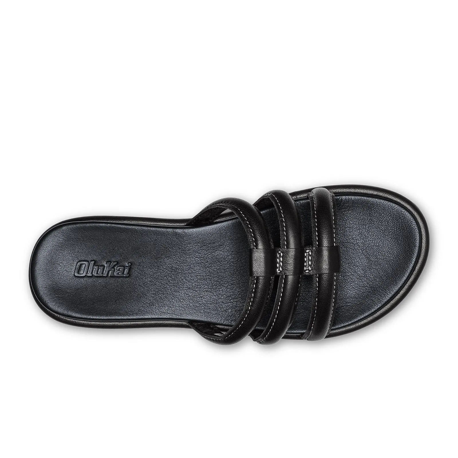 Olukai Tiare Slide Sandal (Women) - Black