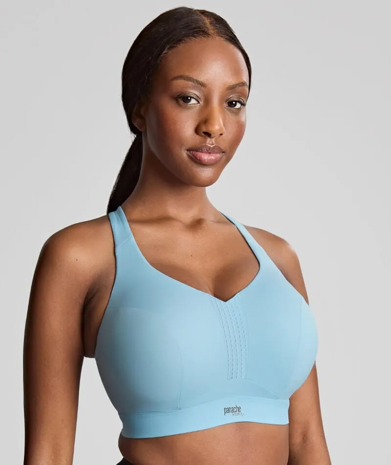 Panache Sport Endurance Ultra Perform Non Padded Underwire Sports Bra - Sky Blue