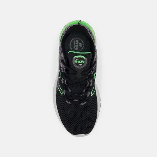 ROAV v2 Kid's Fresh Foam Trainer - Black / Vibrant Green