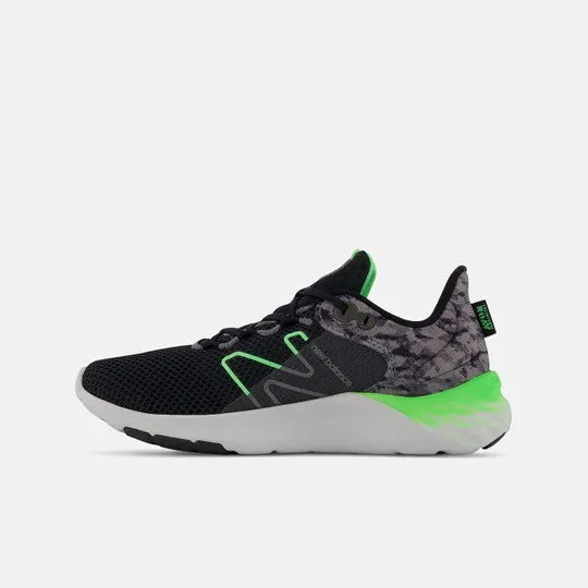 ROAV v2 Kid's Fresh Foam Trainer - Black / Vibrant Green