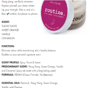 Routine Deodorant