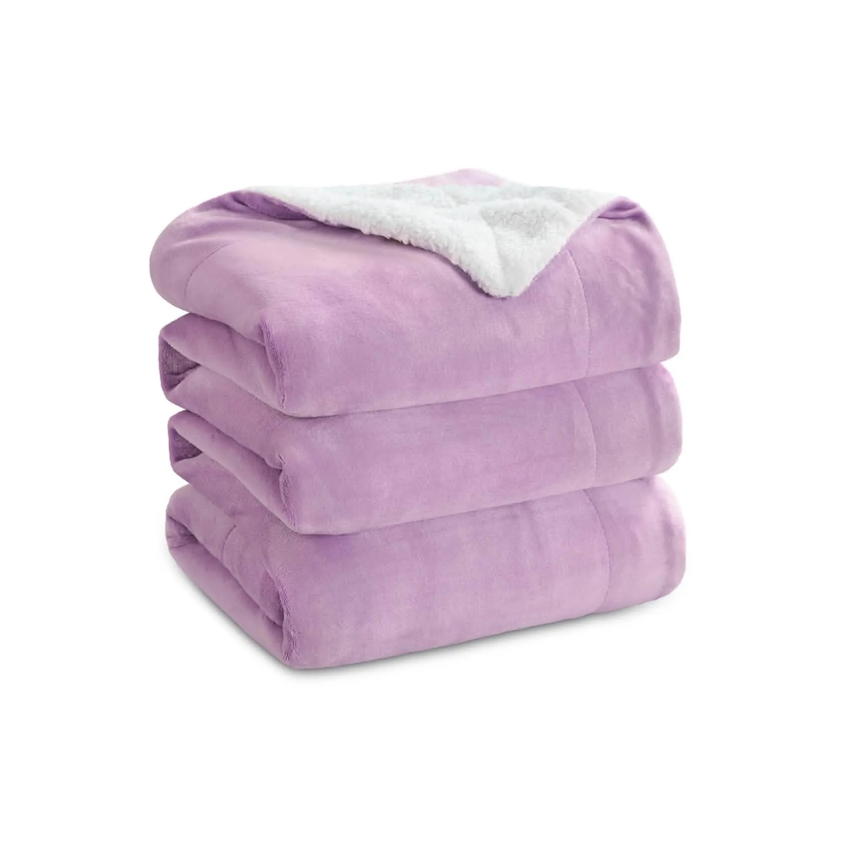 Sherpa and Fleece Reversible Blanket