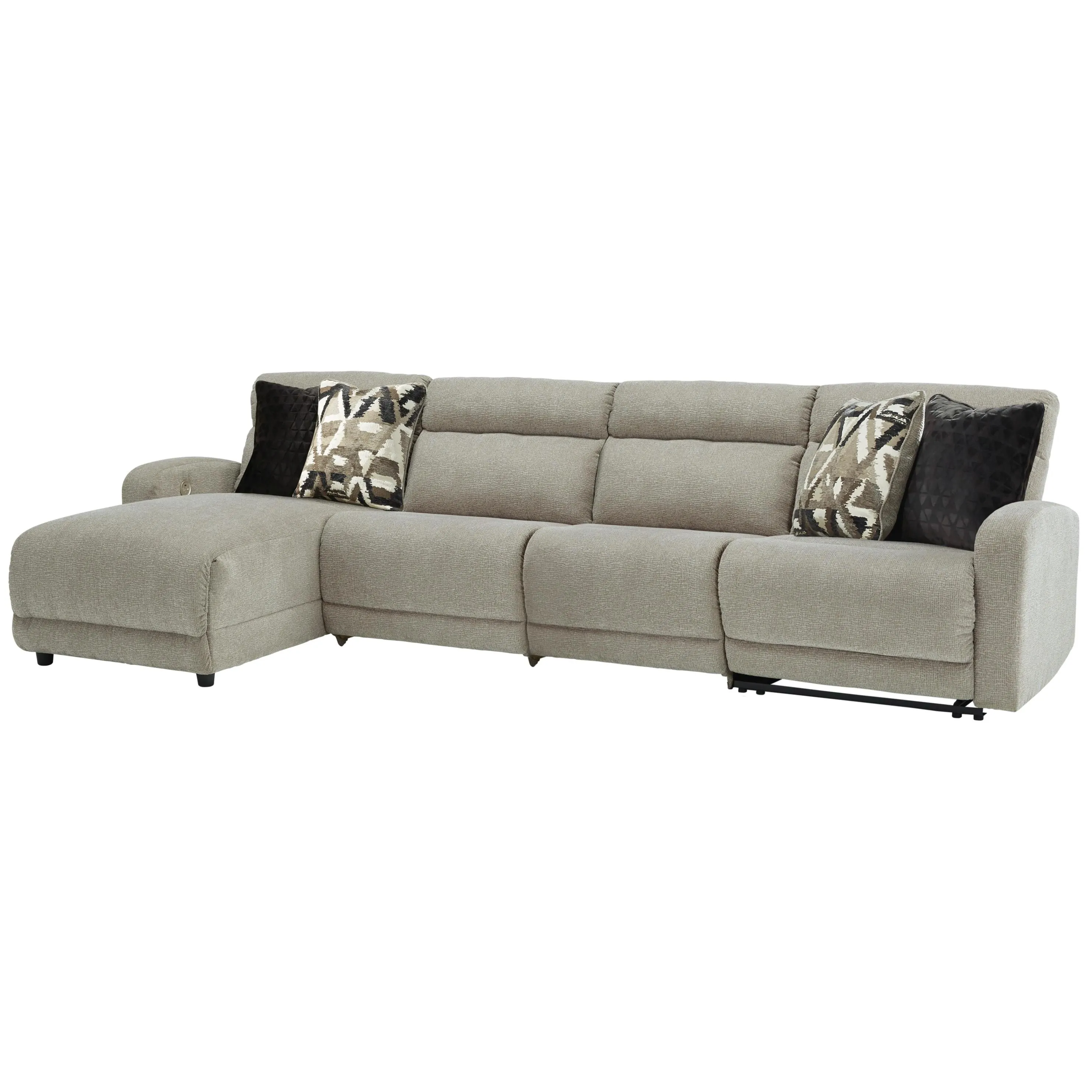 Signature Design by Ashley Colleyville Power Reclining Fabric 4 pc Sectional 5440579/5440546/5440546/5440562