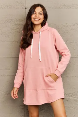 Stay Stylish and Casual in our Trendy Comfortable Hoodie Mini Dress | Buy Now