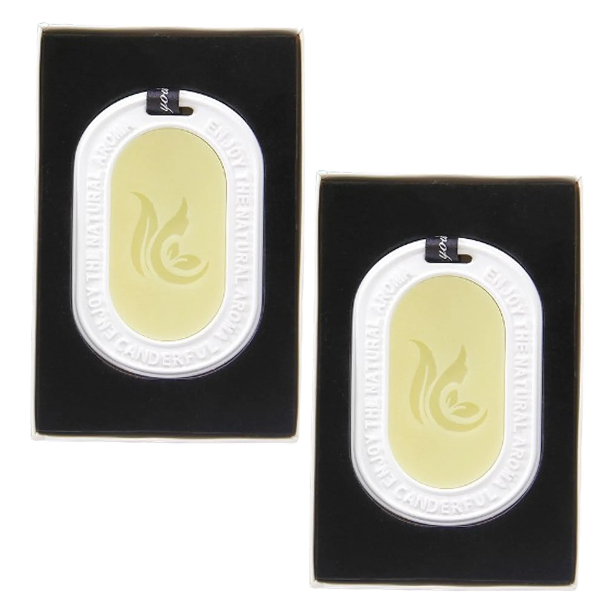 The Better Home Lemon Zest Wardrobe Air Freshener (2Pcs-45g Each) Lasts Up To 6 Months | Scented Wax For Cars Drawers Bathroom Bedroom | Cupboard Freshener For Clothes | Hanging Loop With Plaster Case