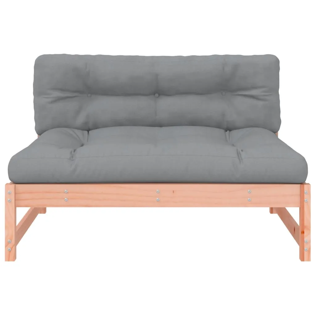 vidaXL Middle Sofa - Solid Wood Douglas, 120x80 cm - Comfortable & Durable Outdoor Furniture