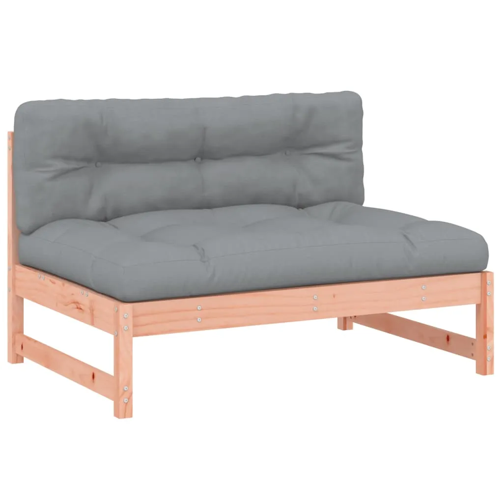 vidaXL Middle Sofa - Solid Wood Douglas, 120x80 cm - Comfortable & Durable Outdoor Furniture