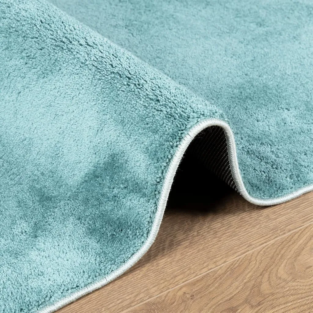 vidaXL OVIEDO Short Pile Rug - Soft Green, 200x200 cm | Cozy, Durable & Stylish Home Decor