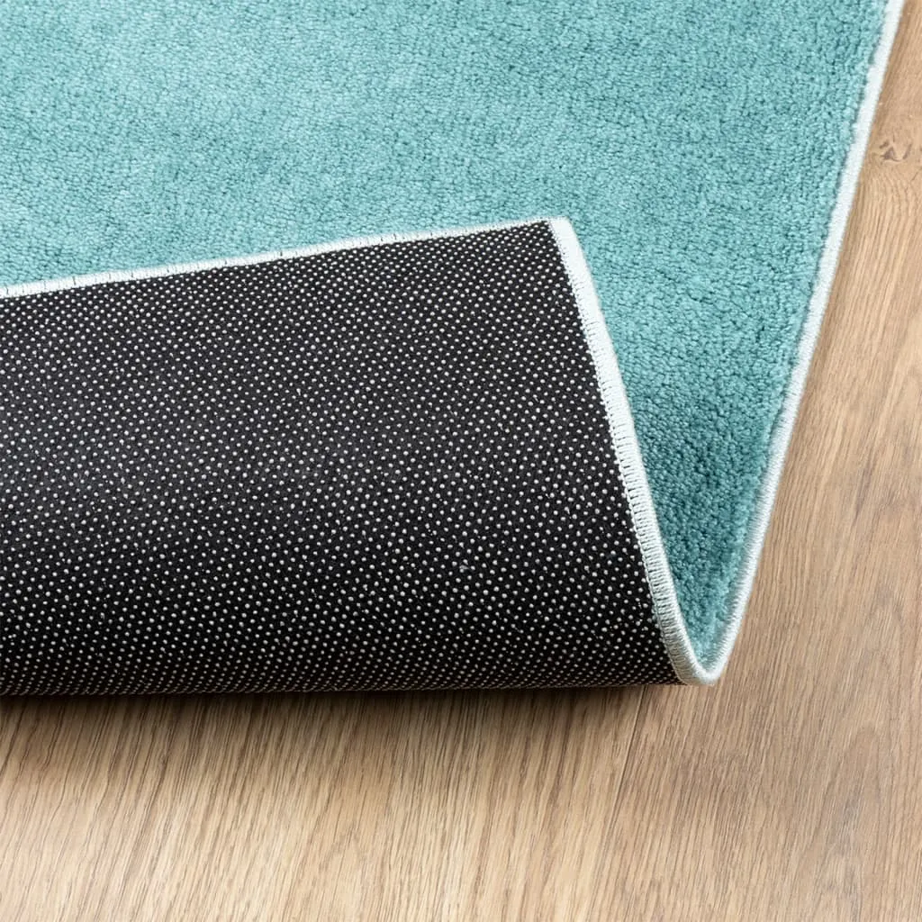 vidaXL OVIEDO Short Pile Rug - Soft Green, 200x200 cm | Cozy, Durable & Stylish Home Decor