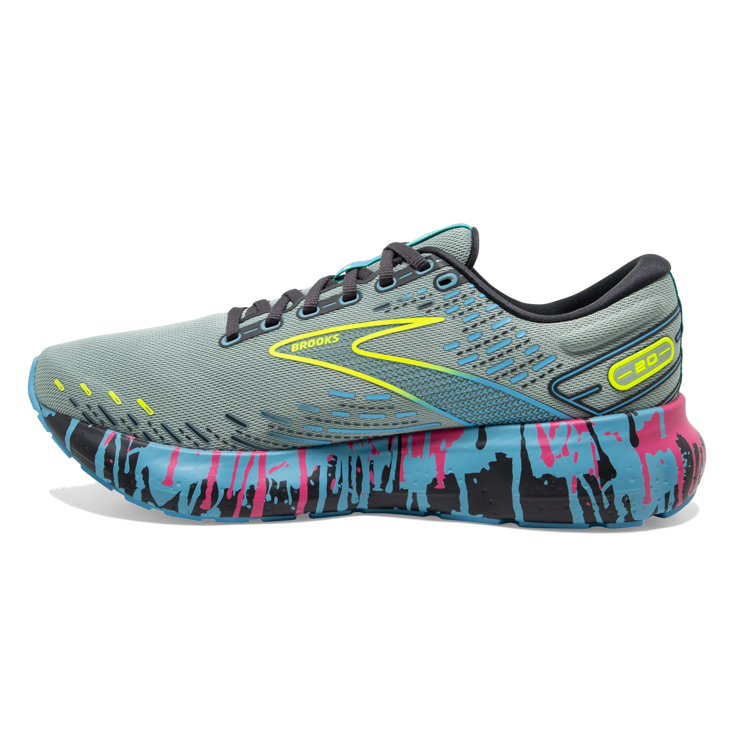 Women's Brooks Glycerin 20 Color: Jadeite/Alaskan Blue/Ebony