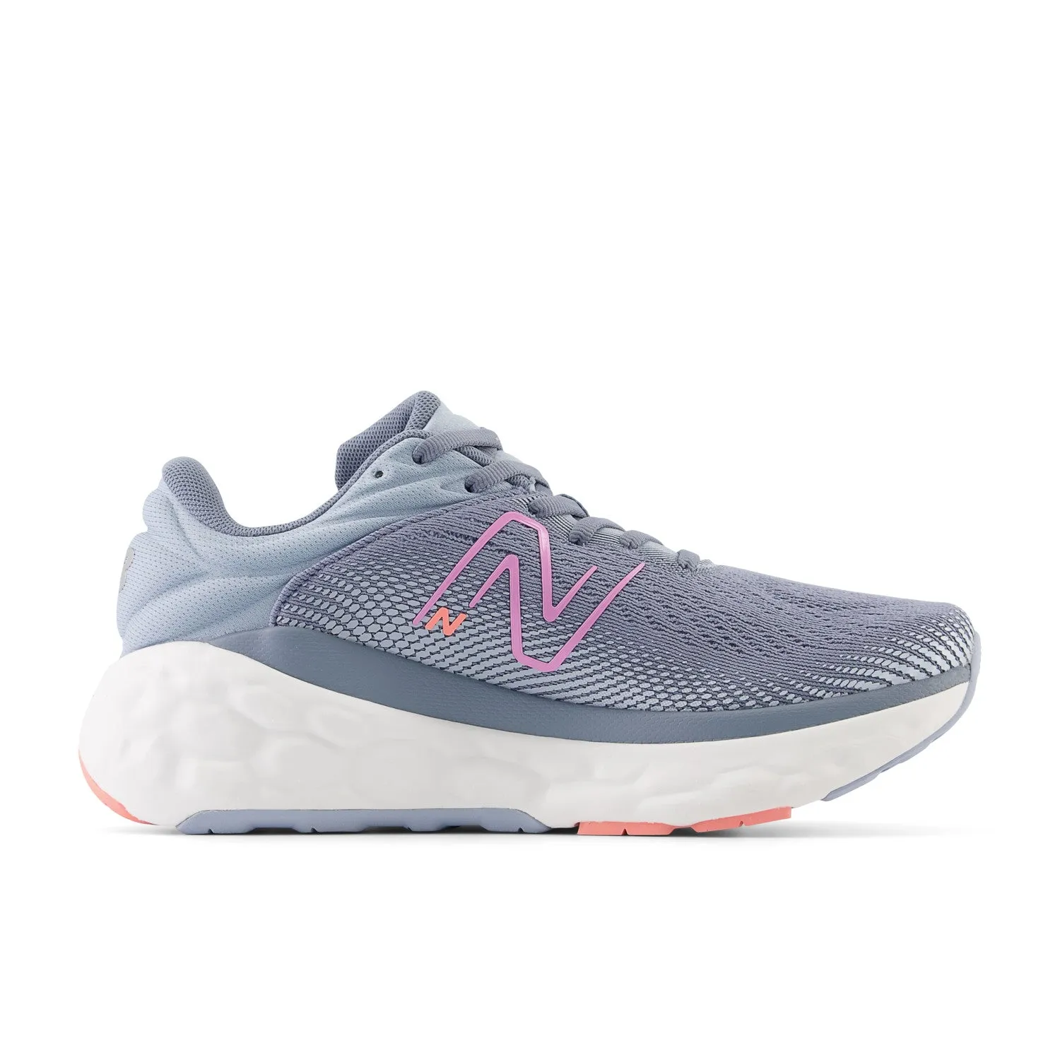 Women's New Balance Fresh Foam X 840v1 Color: Arctic Grey with Raspberry