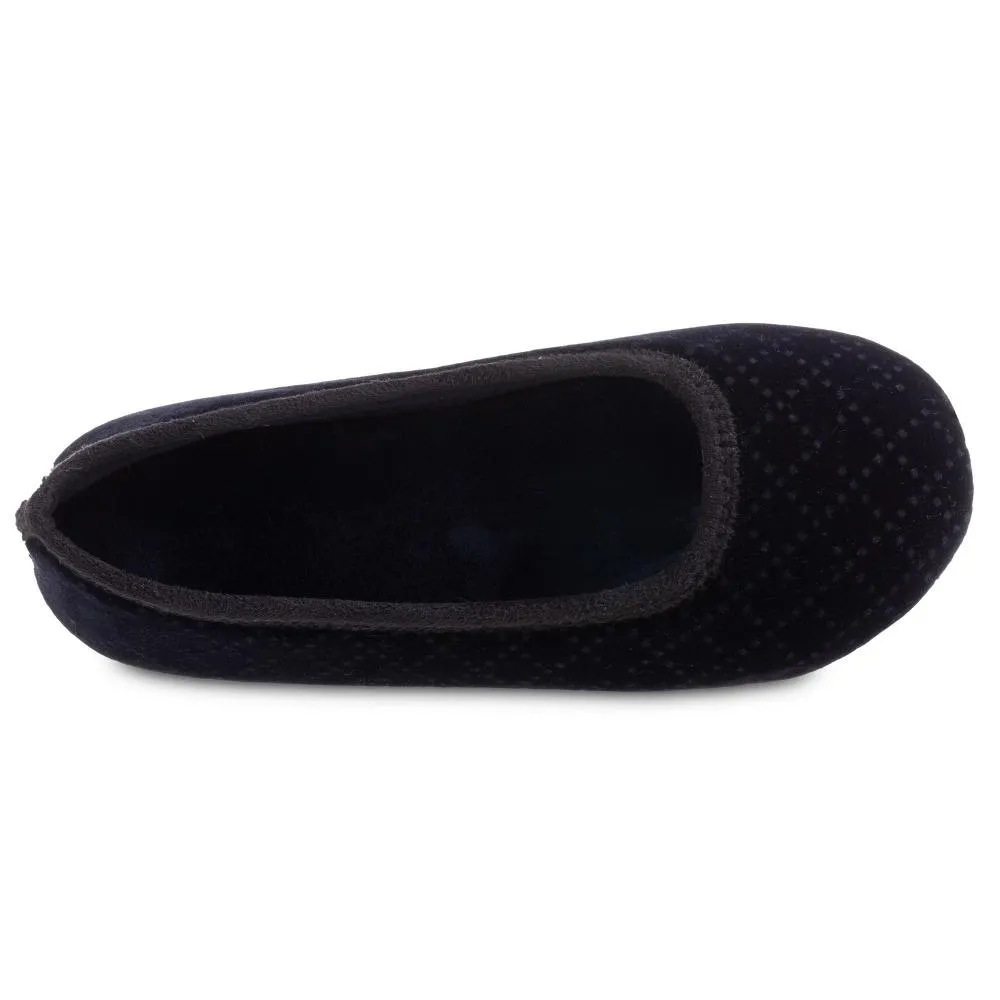 Women's Velour Sabrine Ballerina Slippers