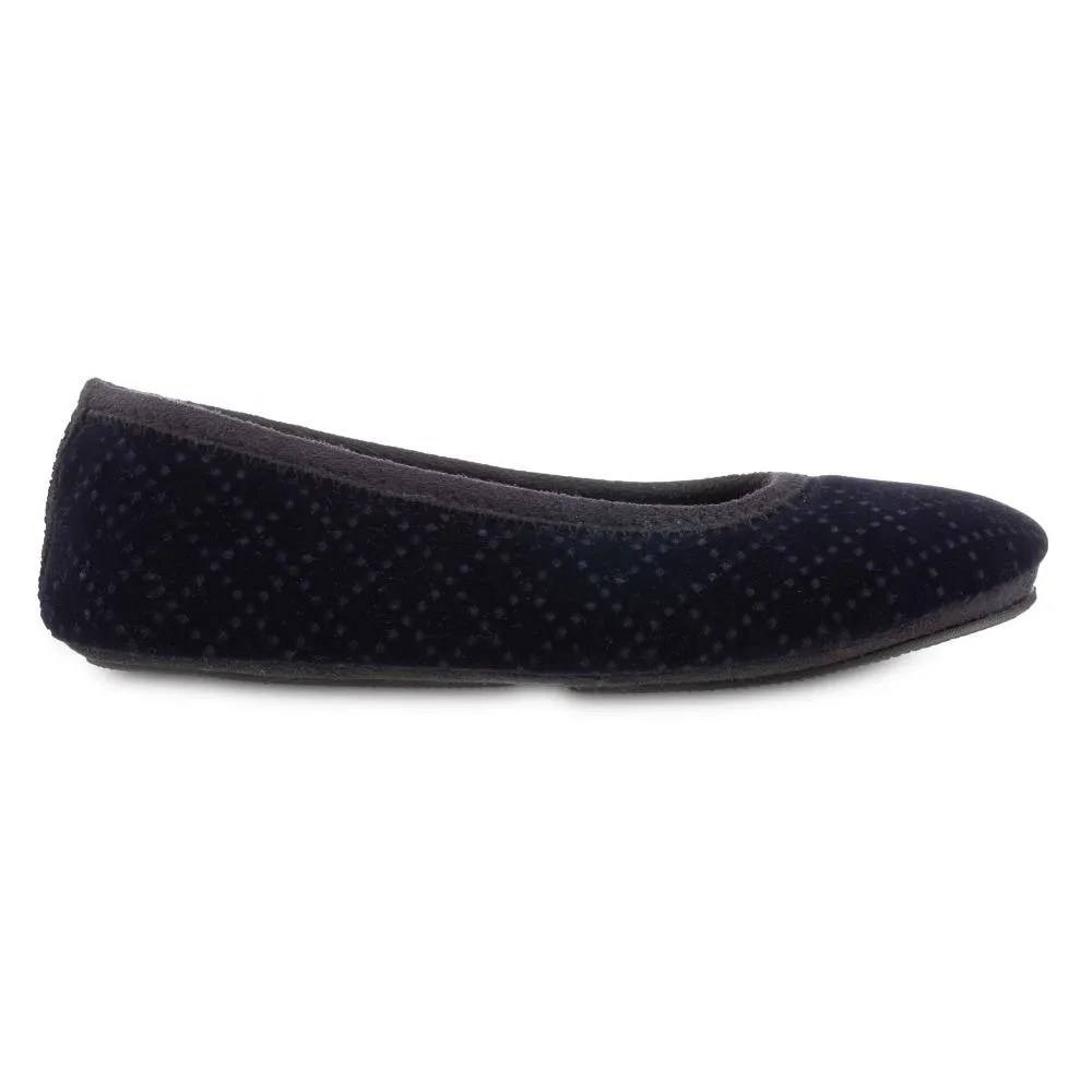 Women's Velour Sabrine Ballerina Slippers